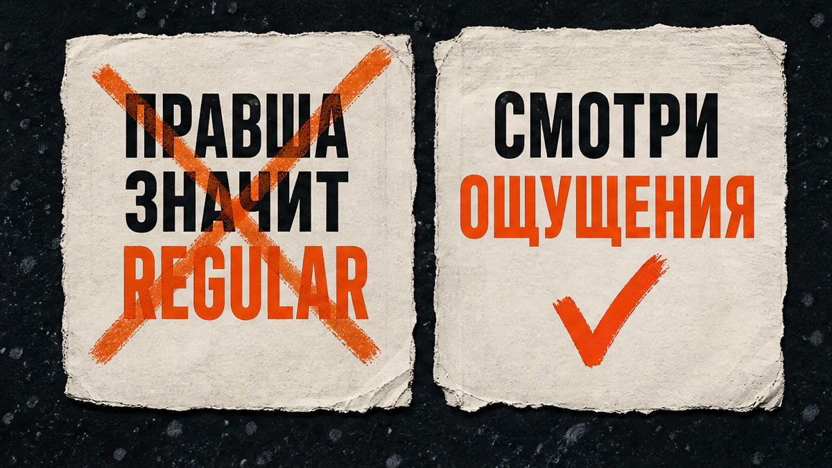 Не правша значит regular, смотри ощущения